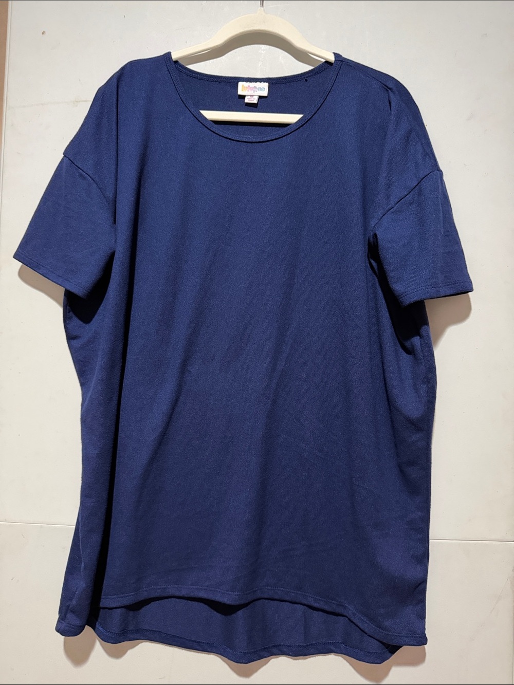 LuLaRoe Irma  Scoop Neck Tunic - dark blue